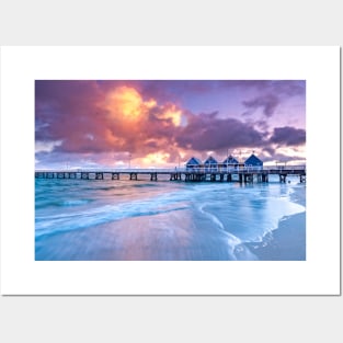 Busselton Jetty Sunrise Posters and Art